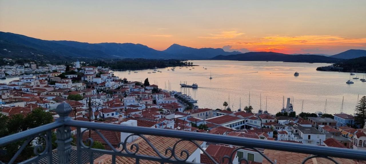 Panoramic View Apartamento Poros Town Exterior foto