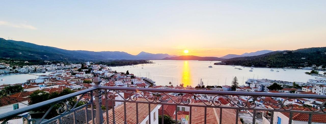 Panoramic View Apartamento Poros Town Exterior foto