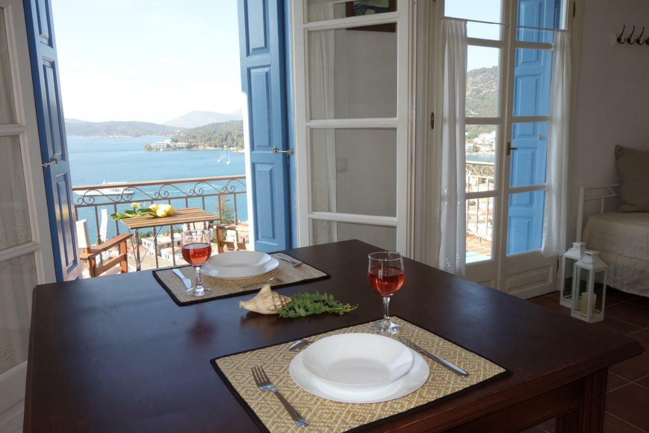 Panoramic View Apartamento Poros Town Exterior foto