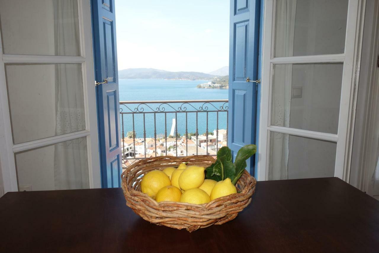Panoramic View Apartamento Poros Town Exterior foto